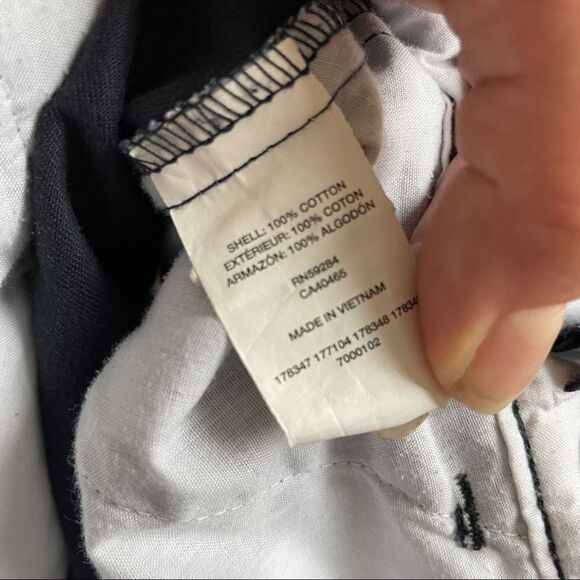 The Children’s Place Navy Flat Front Uniform Shorts Size 7 - Picture 5 of 6